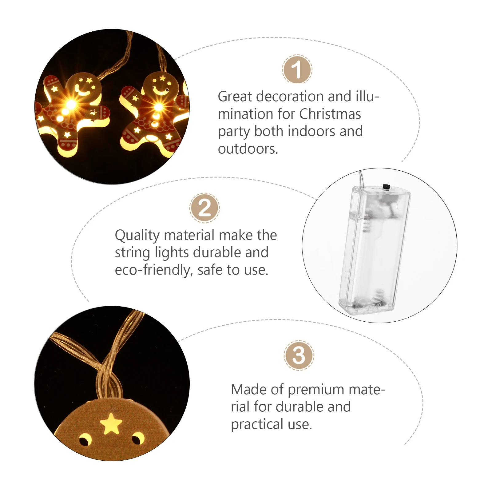 1 مجموعة 1 مجموعة 10 المصابيح عيد الميلاد ثلج Led سلسلة أضواء احتفالية ديكور للمنزل حديقة حفلة في الهواء الطلق عطلة الديكور عيد الميلاد مصباح #1