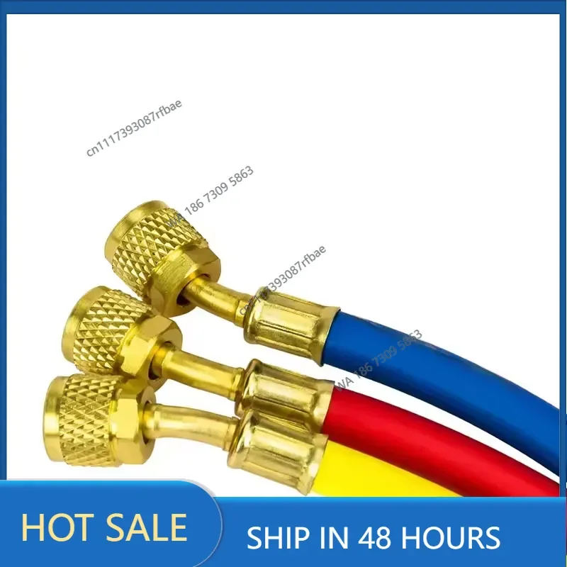 Special Manual Air Conditioner Refrigerant Charging Hose for R410 R22 R134 HVAC Charging Hose