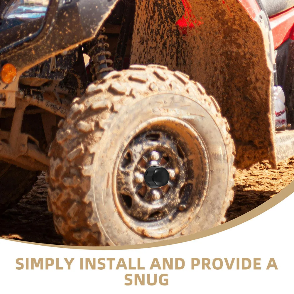 Tapas centrales de buje Atv, cubierta de Material de goma que protege y mejora el atractivo estético de tus tapas de buje de neumáticos Atv, 8 Uds.