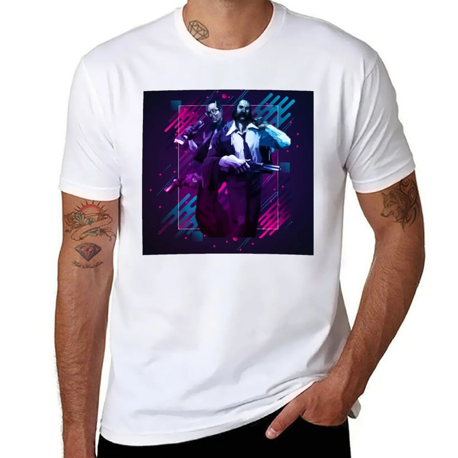 

Kim/Harry - Disco Elysium *Modern Graphic Design* T-Shirt Gym Wear Breathable Short Sleeve Tee