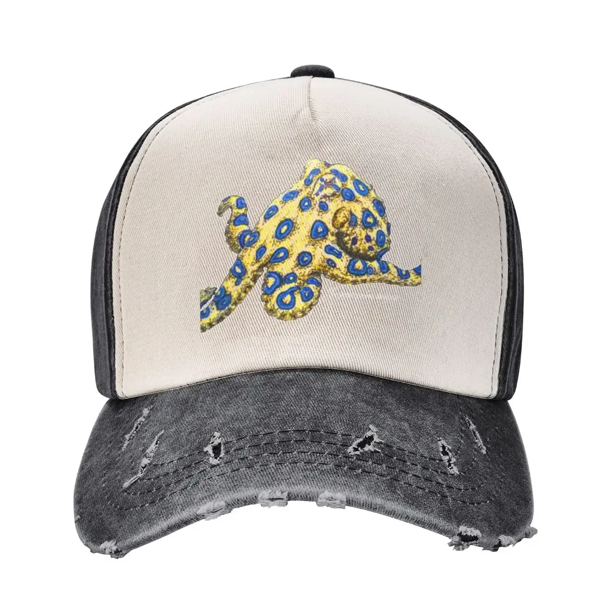 

Blue Ringed Octopus Baseball Cap Military Tactical Cap custom caps Cosplay golf hat genuine Boy Women's