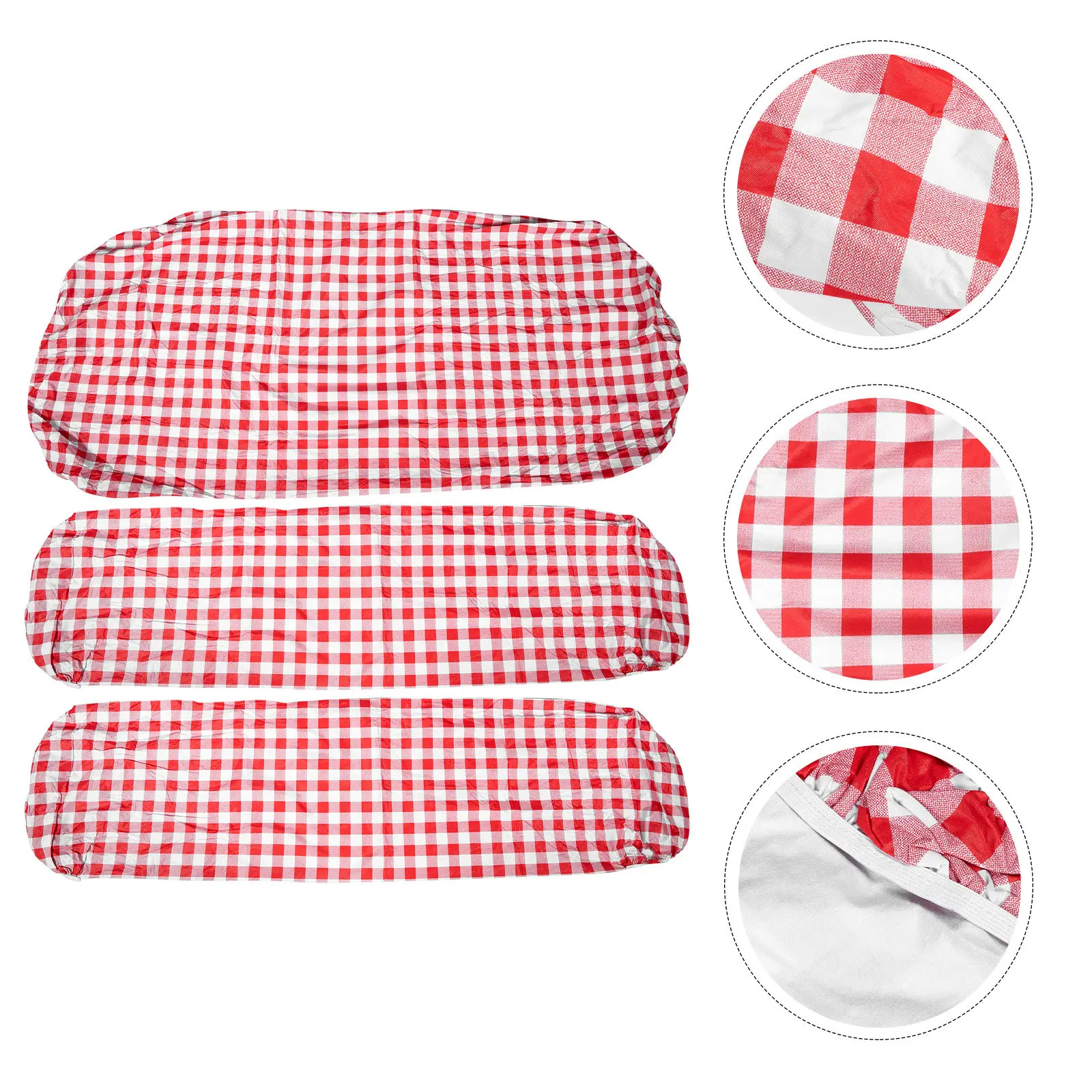 

1Set Waterproof Dustproof Picnic Table Cover Simple Style Flannel PVC Picnic Tablecloth Chair Cover Protective Outdoor Table