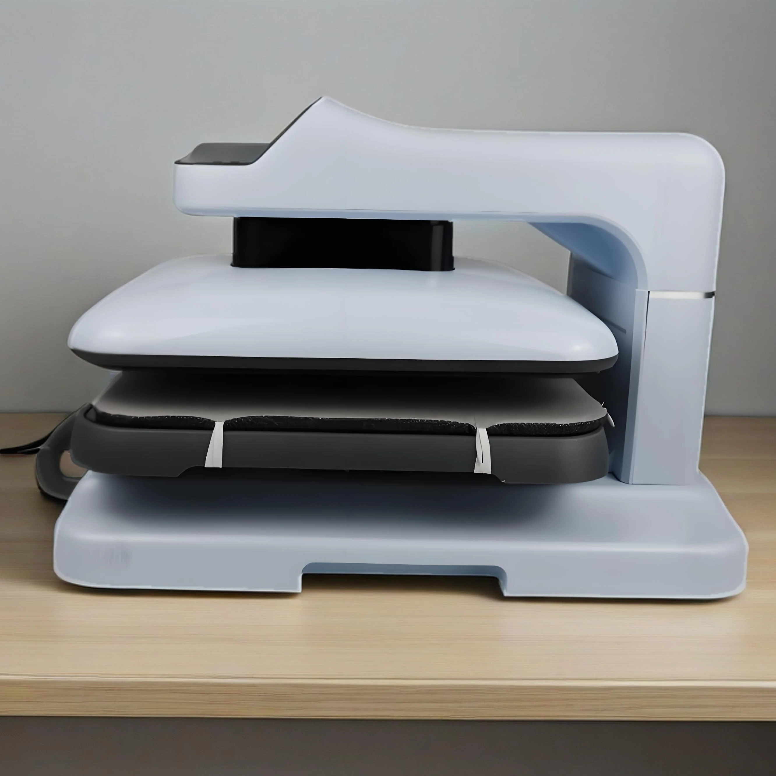 เครื่องรีดร้อนแบบอัตโนมัติสำหรับงานอุตสาหกรรม ราคาดี ระดับมืออาชีพ สำหรับงานพิมพ์แบบระเหิดสีดิจิตอลโดยตรง ขนาด 38*38 ซม.