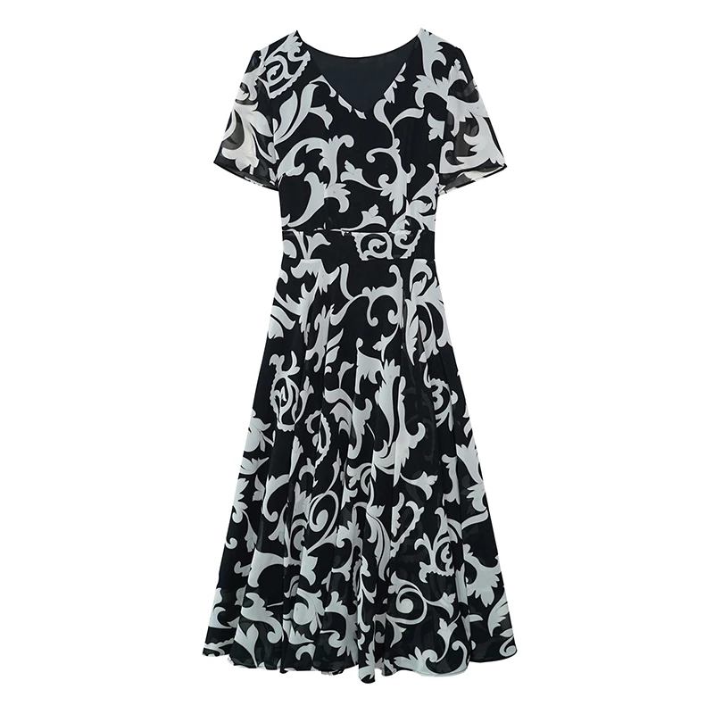 2025 خمر فستان الليل الأسود ميدي Bodycon حفلة فاخرة حفلة موسيقية فستان طويل أنيق المرأة عادية الشيفون الأزهار بوهو شاطئ فستان الشمس