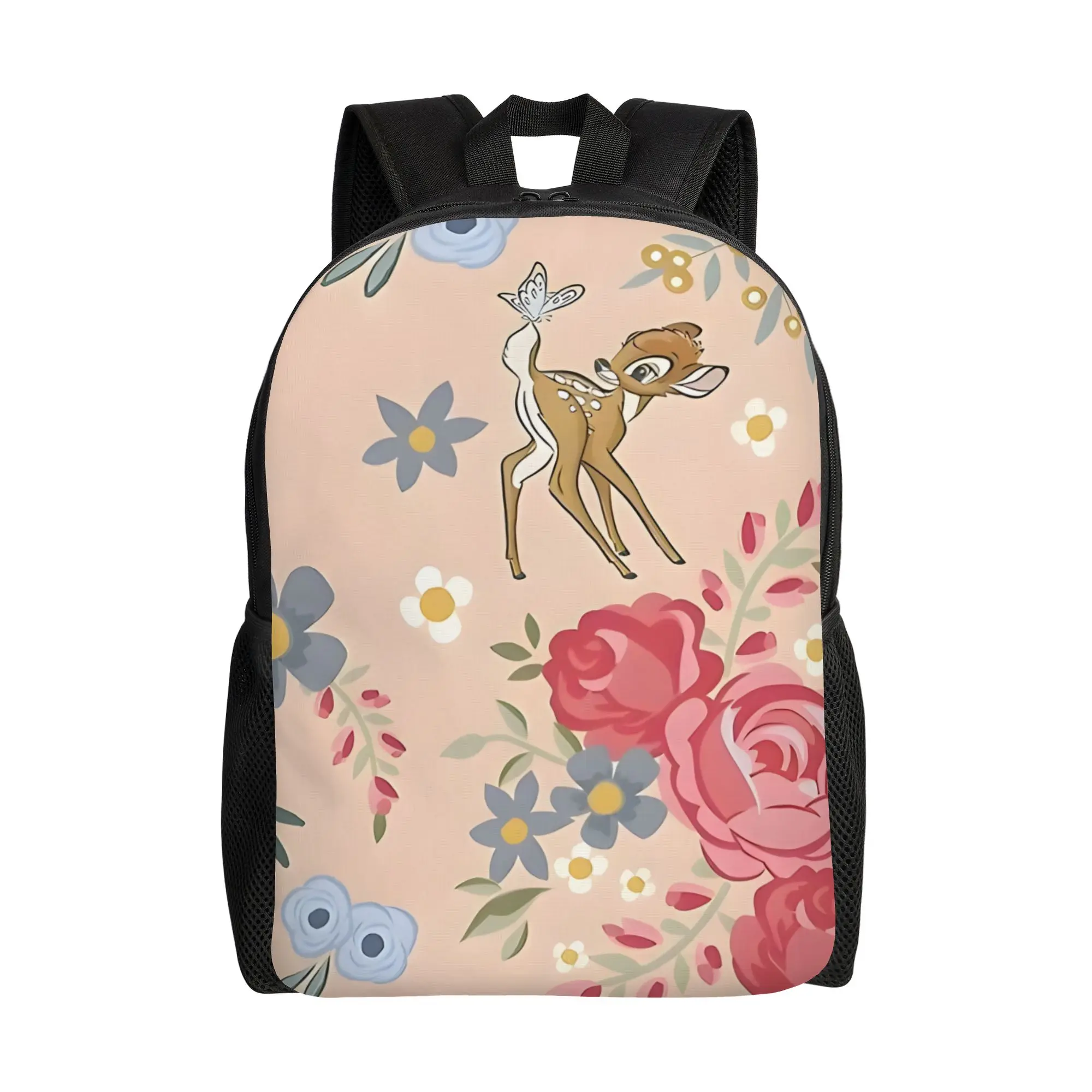 

Walt Cartoon College Bag Back to school season Bambi & Thumper Shower Curtain Cool Backpack