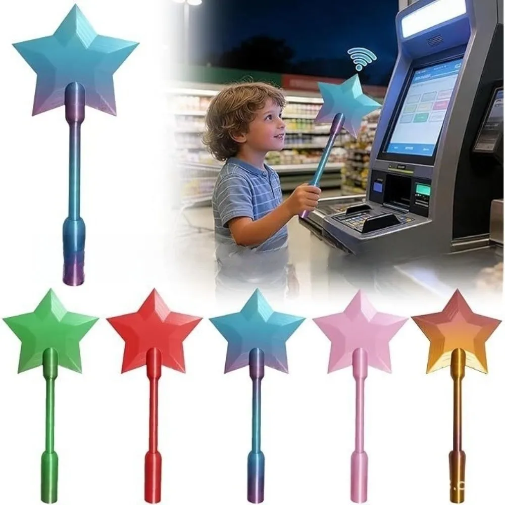 3D Printed Star Wand Tap To Pay Portable Star Magic Wand Contactless Payment Card Holder Credit Card Holder