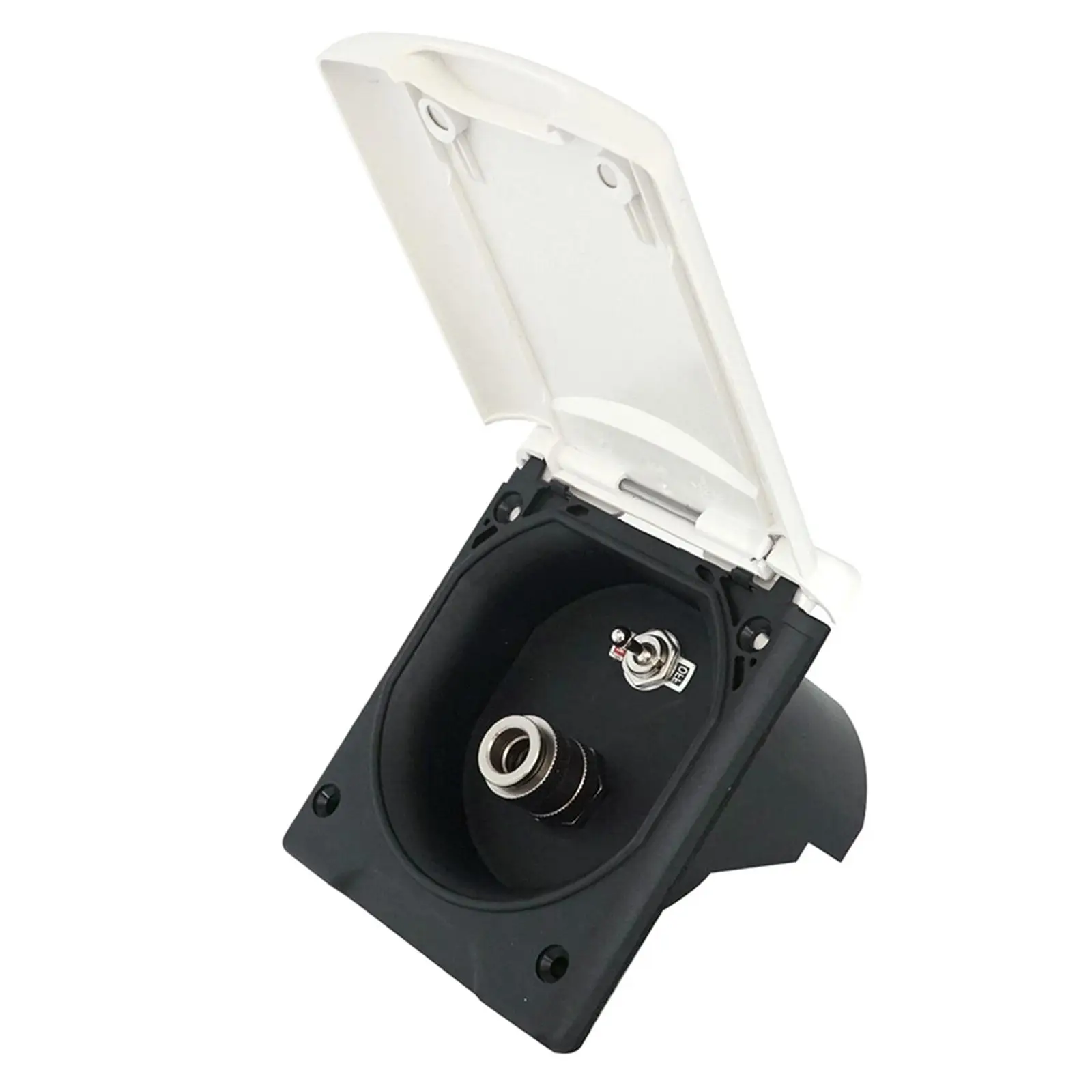 

RV Exterior Shower Box Kit W/ Faucet 1.5M Hose for Boat Camper Caravans