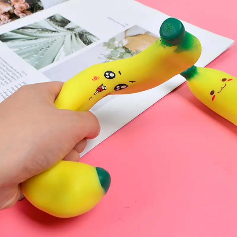 Banana Sensory Toys Venting Banana Toy For Pinch Delicate And Soft Squeeze Sensory Toys For Classroom Bedroom Living Room Car