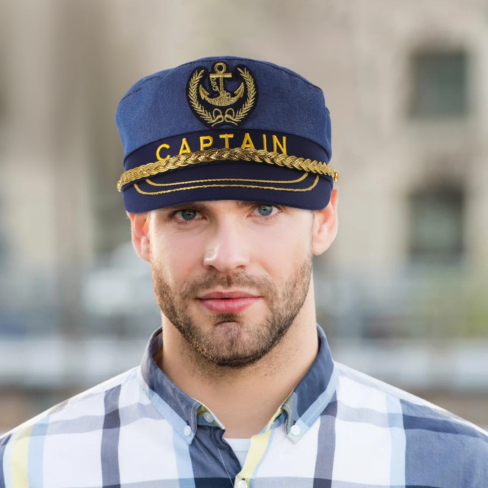 

Party Hat Captain Sailor Costume Boat Hats for Women Has Navy Baseball Cloth Woman