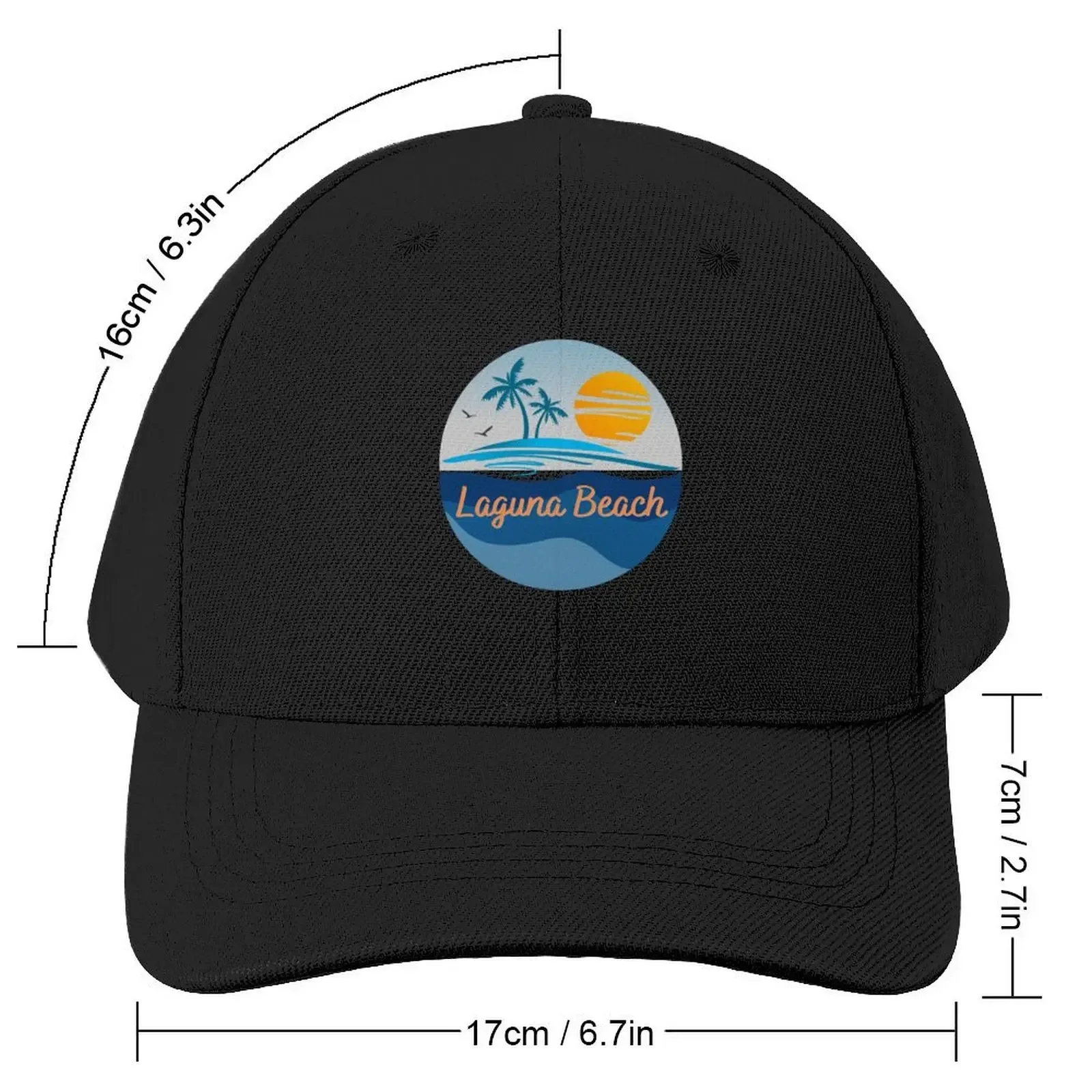 Laguna Beach in Orange County, California Baseball Cap Ball Cap |-F-| For Women Men's