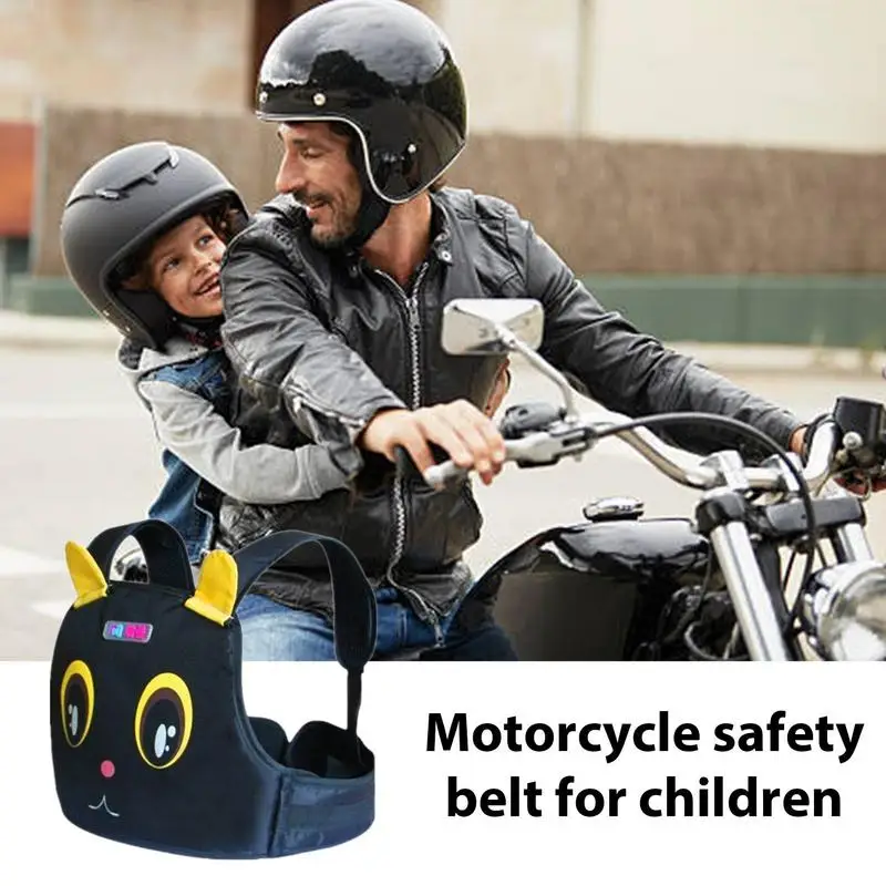 Children Motorcycle Safety Belt Safety Seat Belt For Children On Motorcycles Flexible Kids Carrier For Bicycles Motorcycles