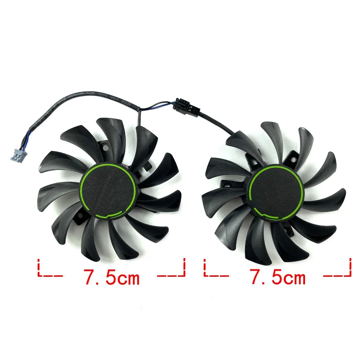 New For MSI GeForce GTX1630 1650 1650S VENTUS XS Graphics Card Replacement Fan HA8010H12C-Z