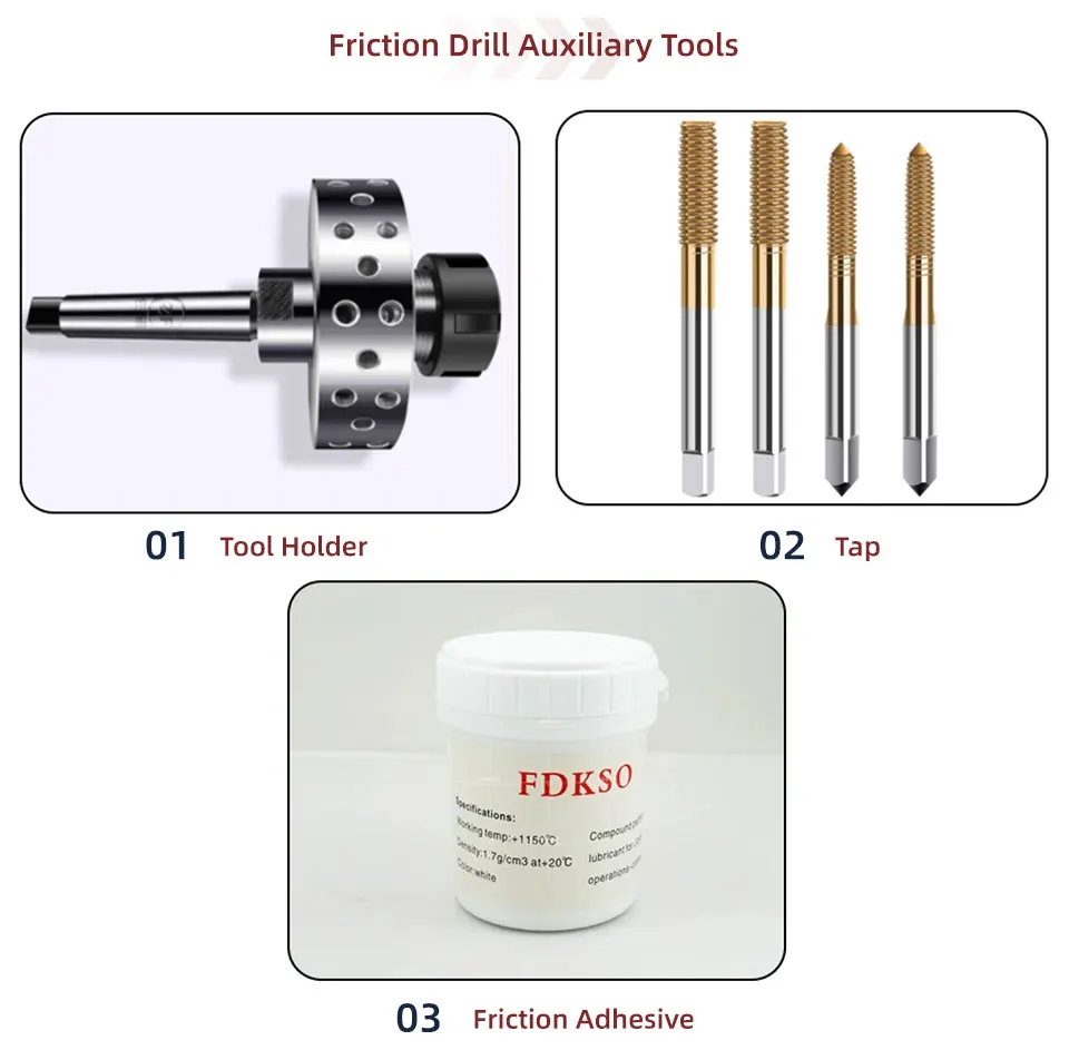 BB Thermal Friction Hot Melt Short Drill Bit Solid Carbide Hole Making Tool M3 M4 M5 M6 M8 M10