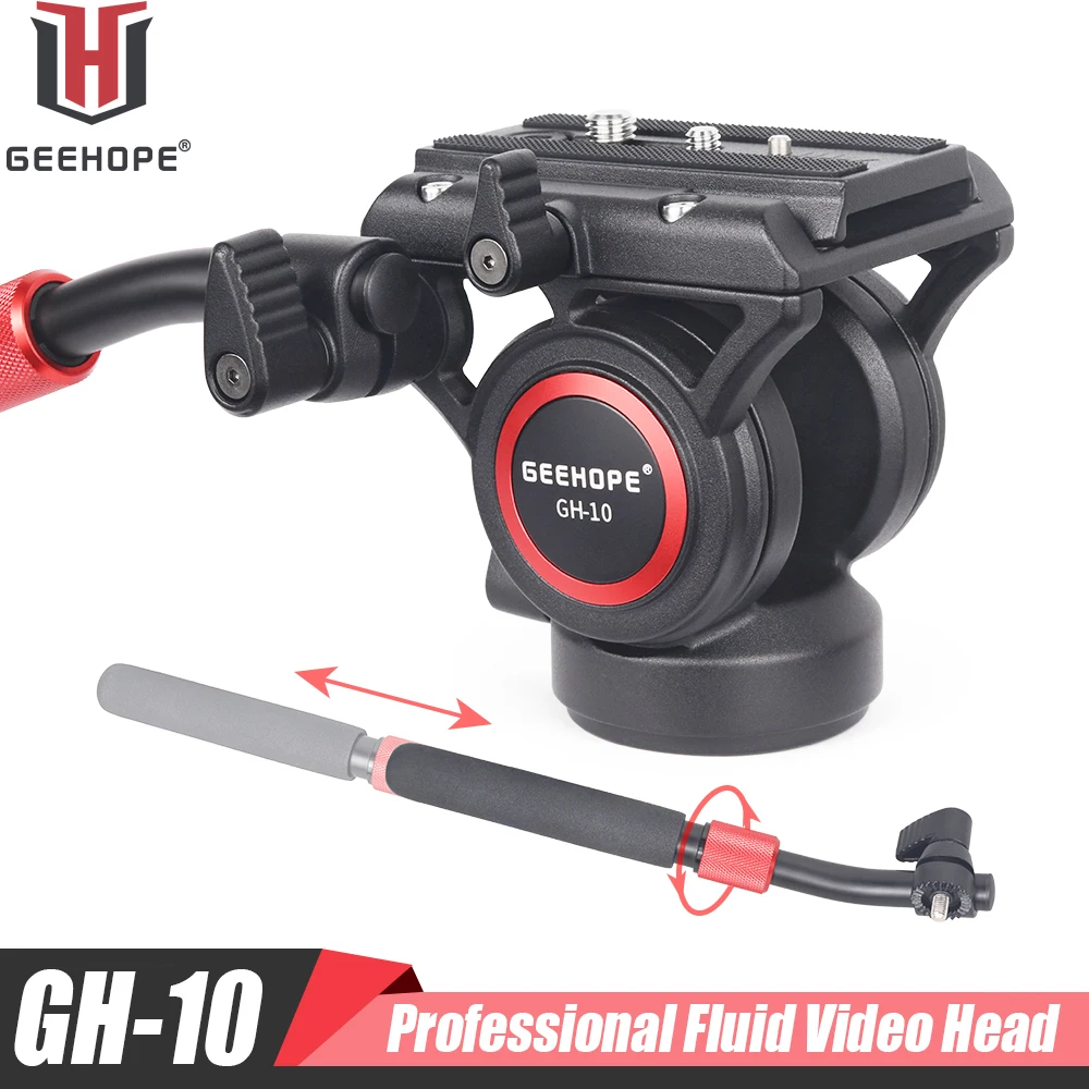 GEEHOPE GH-10 Fluid Video Head,  with 1/4