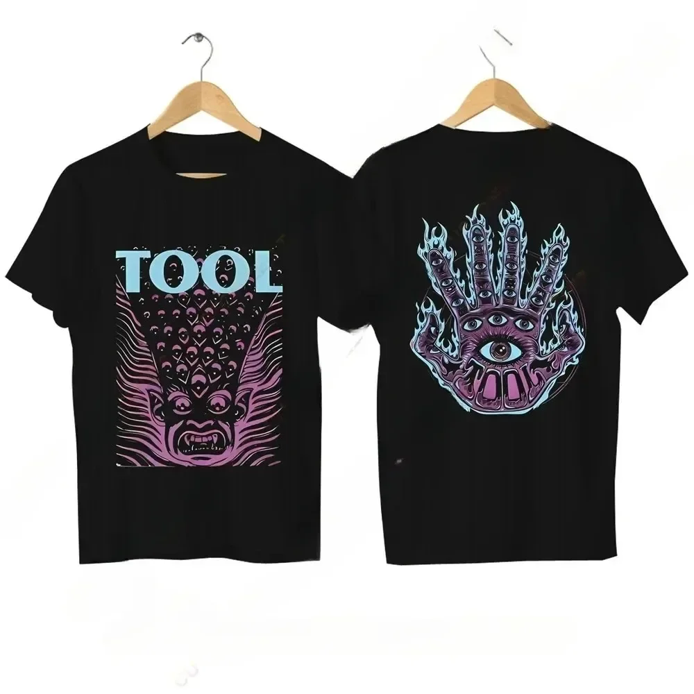 2024 Fashion Men TOOL Band Wrench Pallus Logo T Shirt Casual Oversized Breathable T-shirt Graphic Youth Cloth Streetwear S-4XL