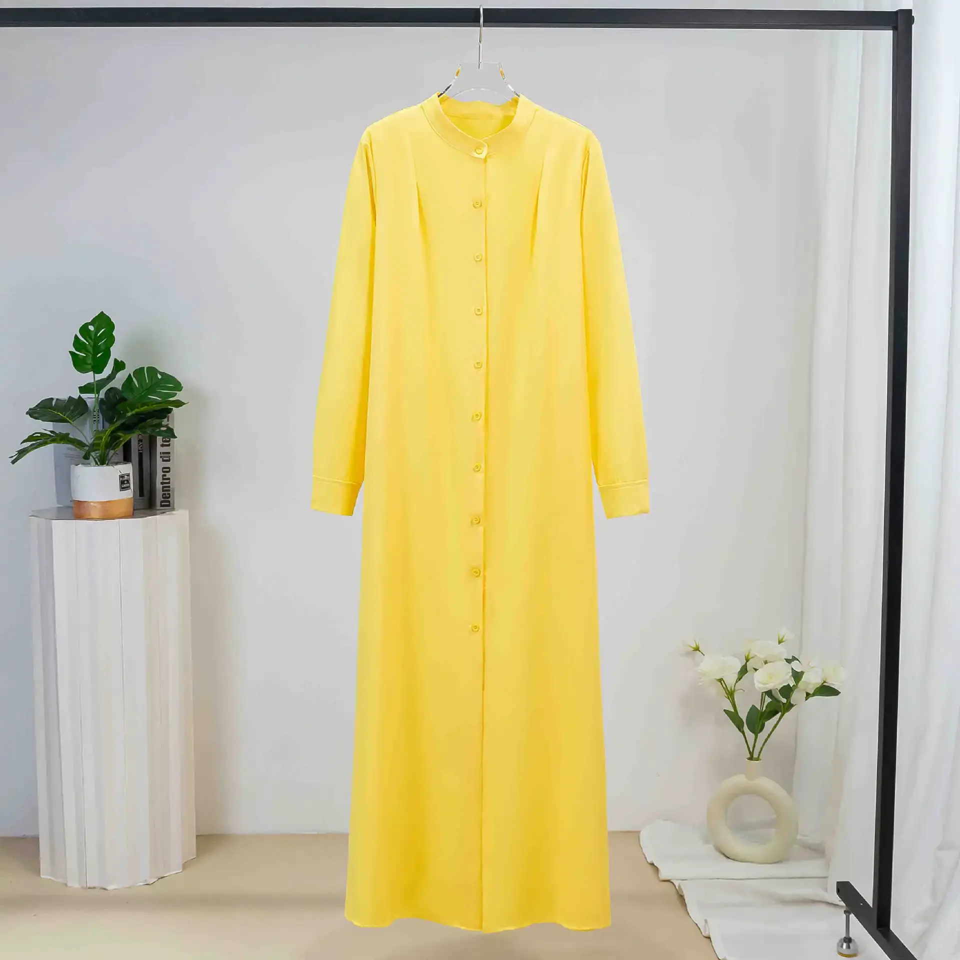 

Femme Musulmane Vestidos Eid Abayas for Women Muslim Maxi Dress Turkey Kaftan Dubai Abaya Arabic Robe Islam Clothing Caftan Gown