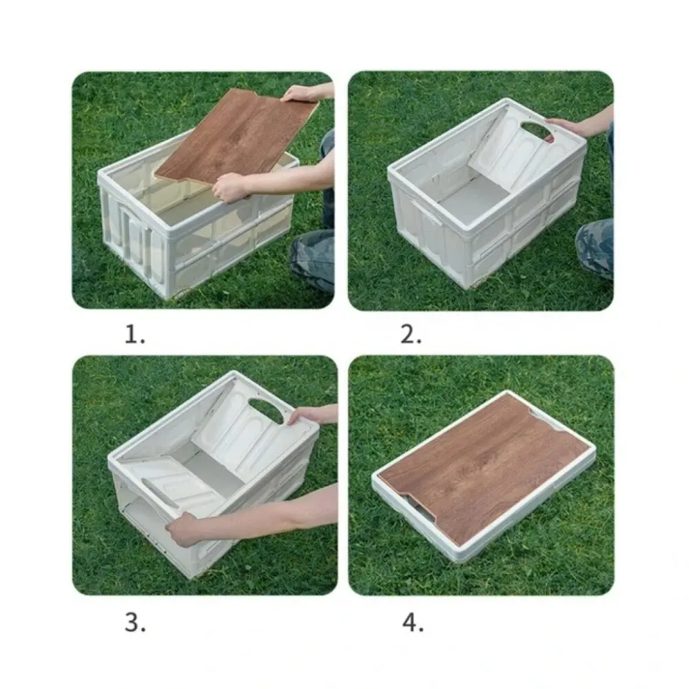 Outdoor Camping Camping Folding Storage Box Home Car Trunk Storage Box Convenient Storage Box