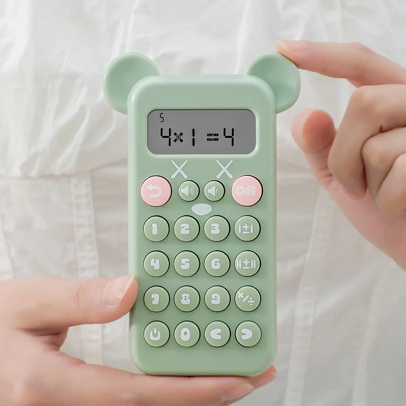 Children'S Calculator Color Student Arithmetic Practice Addition Subtraction Multiplication Division Training PortableCalculator