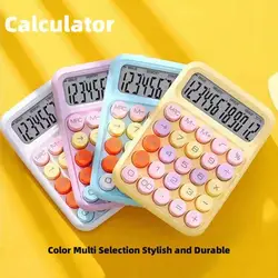 Ins Dopamine Candy Color Calculators Large Display Mechanical Dot Keyboard Back To School Supplies Students/Finance Stationery