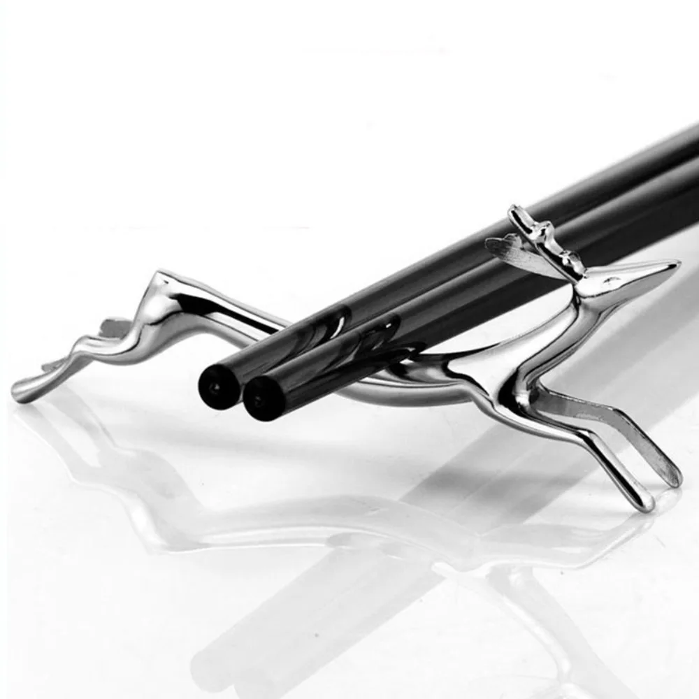 الفن الحرفية سبائك الزنك أدوات المائدة قوس حامل الفضة لطيف أدوات المائدة حامل أرفف تزلف/الكلاب الصغيرة تخزين أدوات المائدة #4