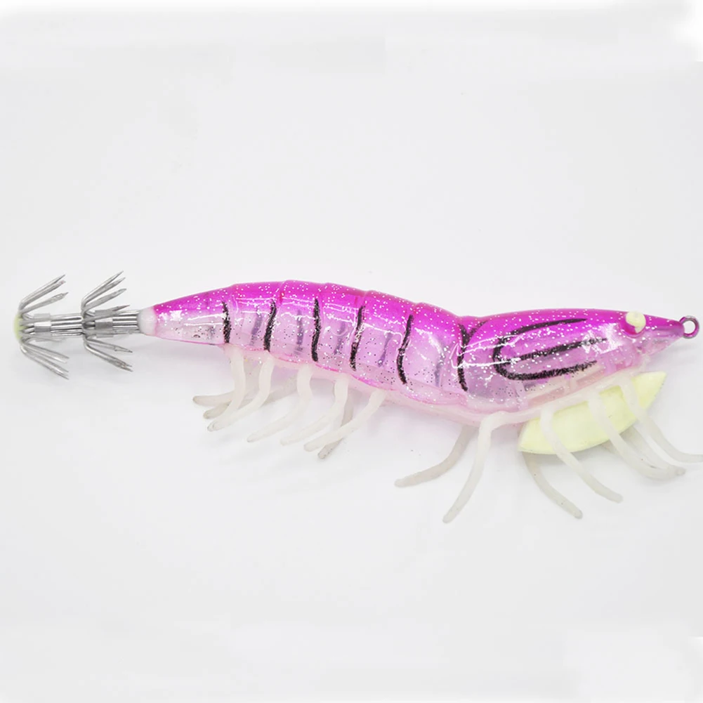 

Egi Lure Luminous Plastic Squid 120mm Cuttlefish Lure Jig Shrimp Eging Octopus Accessories For Sea Fishing On Squid