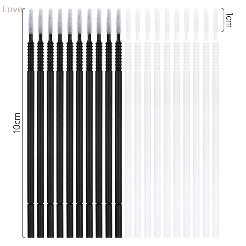 [L&P] 100PCS Disposable Cotton Swab Eyelash Extension Tools Mascara Applicator Brush Lashes Makeup Removal Tool