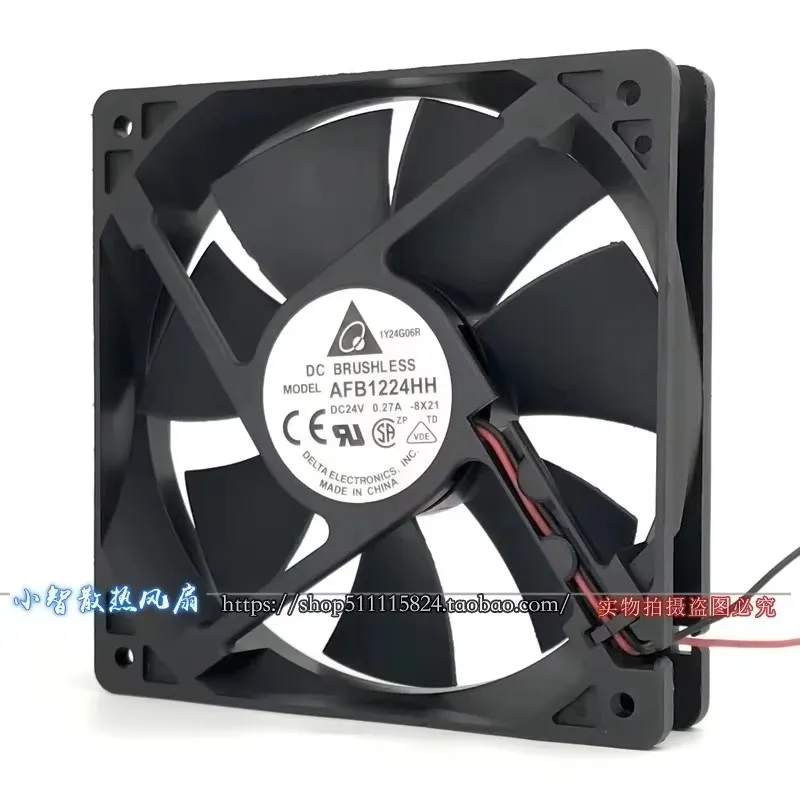 New AFB1224HH 12CM 120 * 120 * 25MM 24V 0.27A Industrial Computer Frequency Converter Cooling Fan