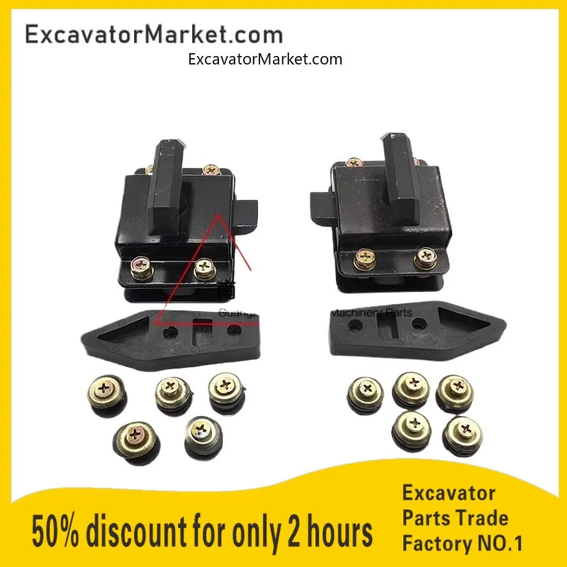 

For HD Kato 700/820/512/307/1023/1430-3 Lower Glass Latch Glass Lock Excavator Accessories excavator Accessories