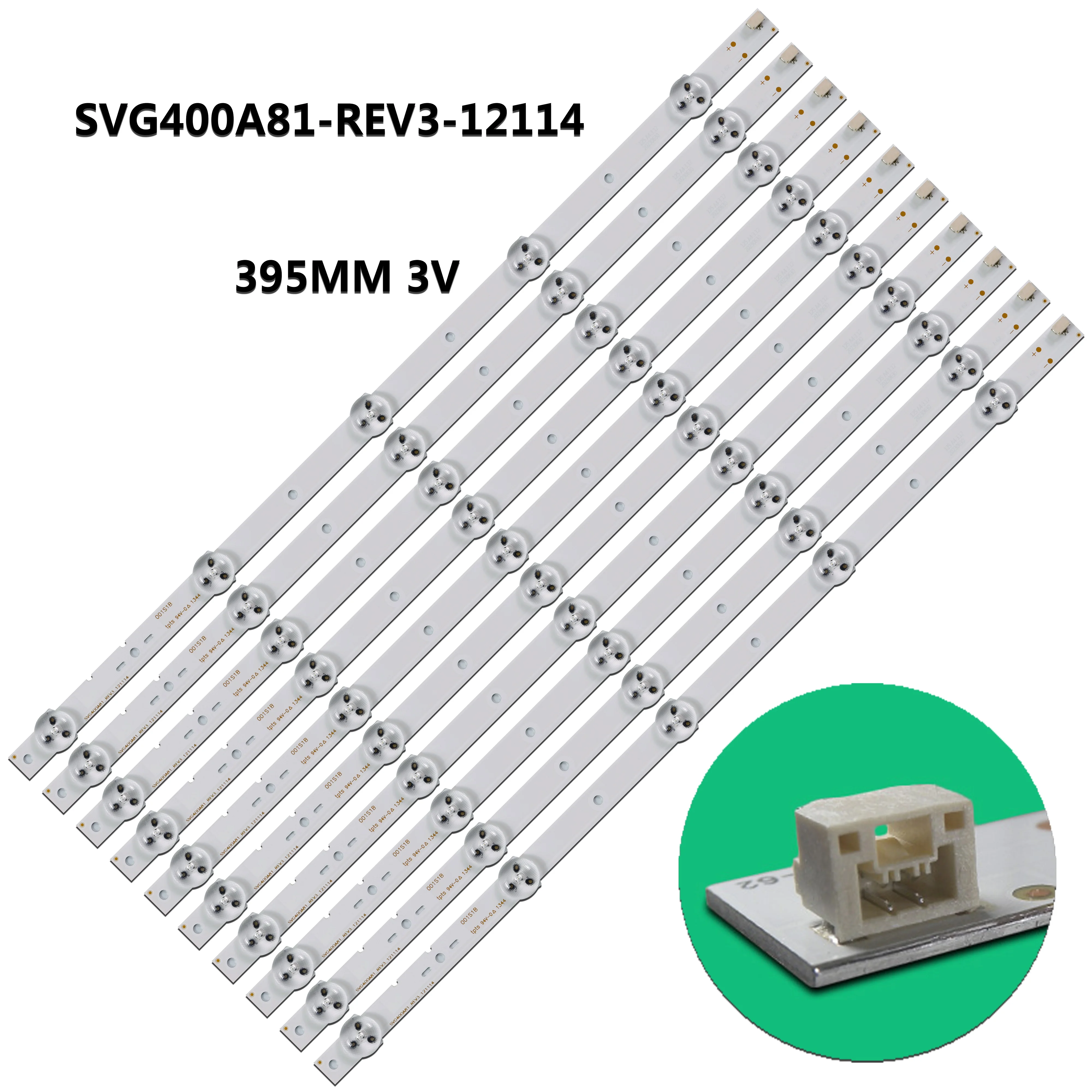 Для KLV-40R476A KDL-40R474A KLV-40R479A KDL-40R470A LSY400HM02-A02 Светодиодная лента для подсветки SVG400A81 S400DH1-1 S400DH1-2 S400DH1-3 Для KLV-40R476A KDL-40R474A KLV-40R479A KDL-40R470A LSY400HM02-A02 Светодиодная лента для подсветки SVG400A81 S400DH1-1 S400DH1-2 S400DH1-3