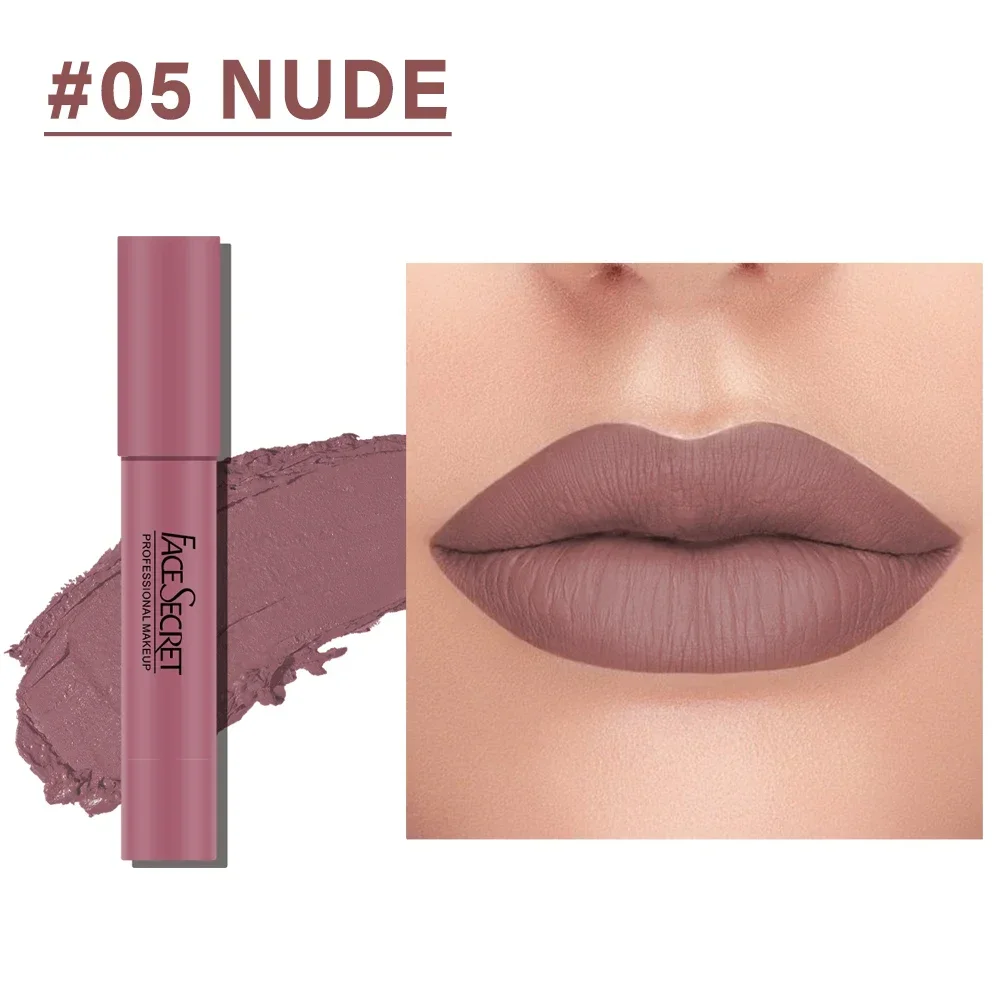 12 Farben Sexy Matte Lippenstift Wasserdicht Langlebige Farbwiedergabe Antihaft Samt Lippen Liner Bleistift Frau Make-Up Kosmetik