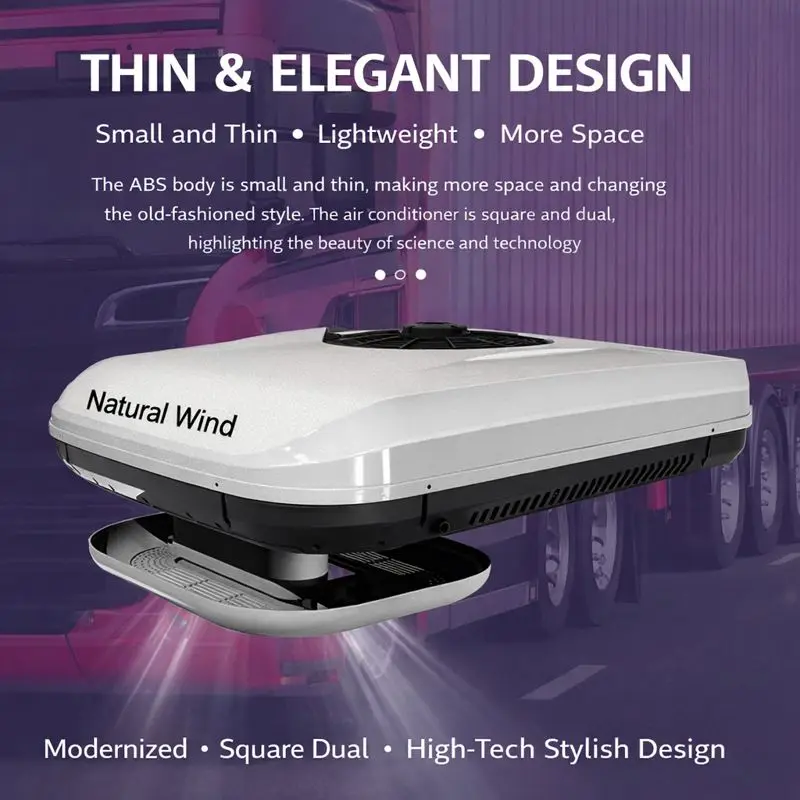 

Портативный стояночный кондиционер для автодомов, крышный блок кондиционирования воздуха DC12V/24V, кондиционер 24V для грузовиков, автомобильный охладитель для грузовиков и кемперов