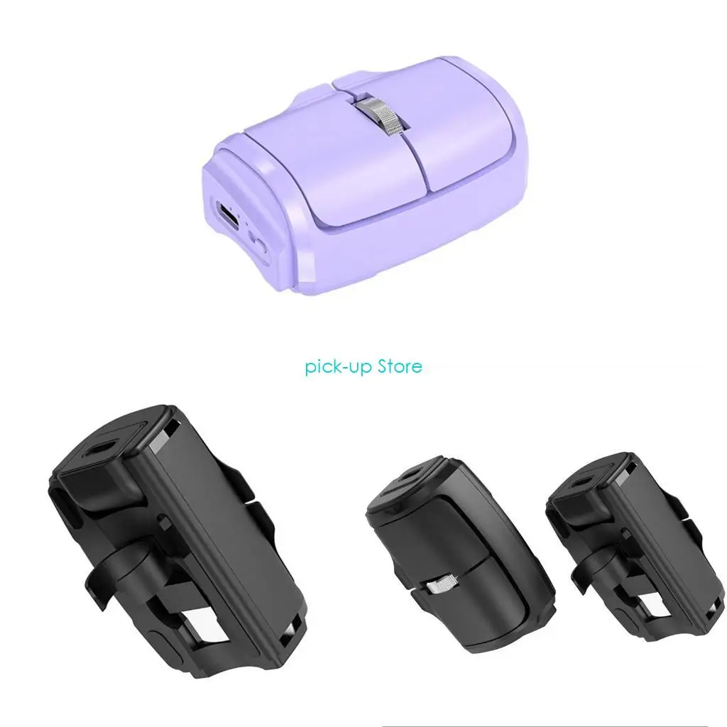 

Q5WA Compact Finger Mouse Wireless 2.4G Optical for Laptop PC Gaming Spare Part