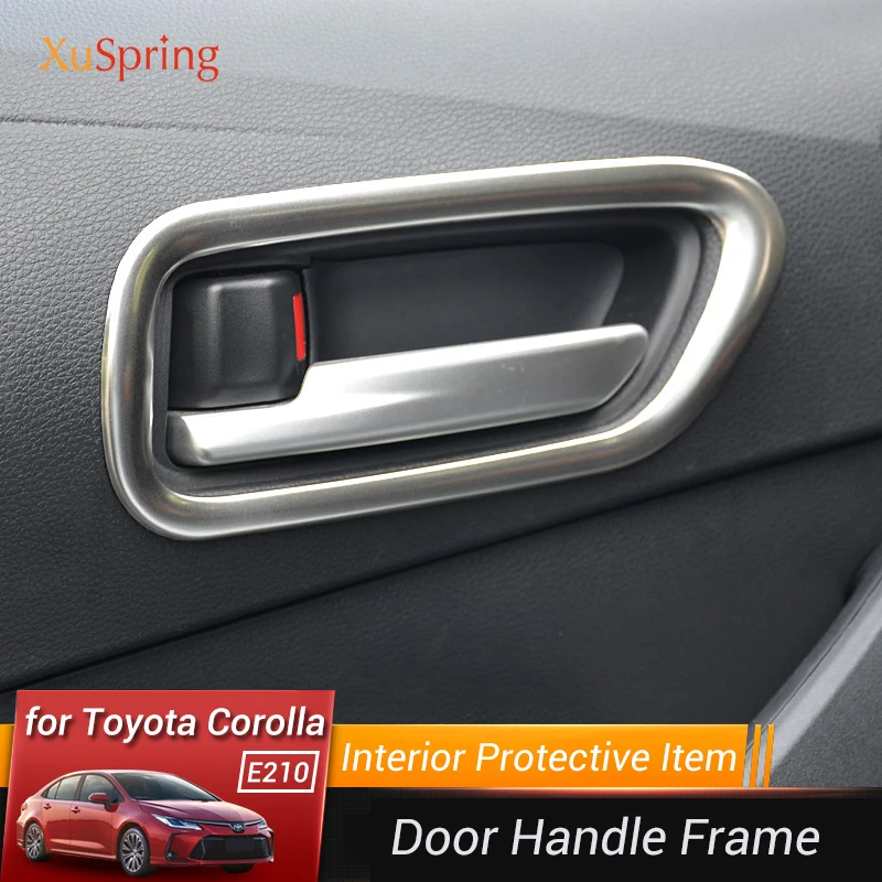 Car Interior Door Handrail Frame Cover Trim Bezel Sticker Car-styling for Toyota Corolla 2019 2020 2021 2022 2023 E210 12th