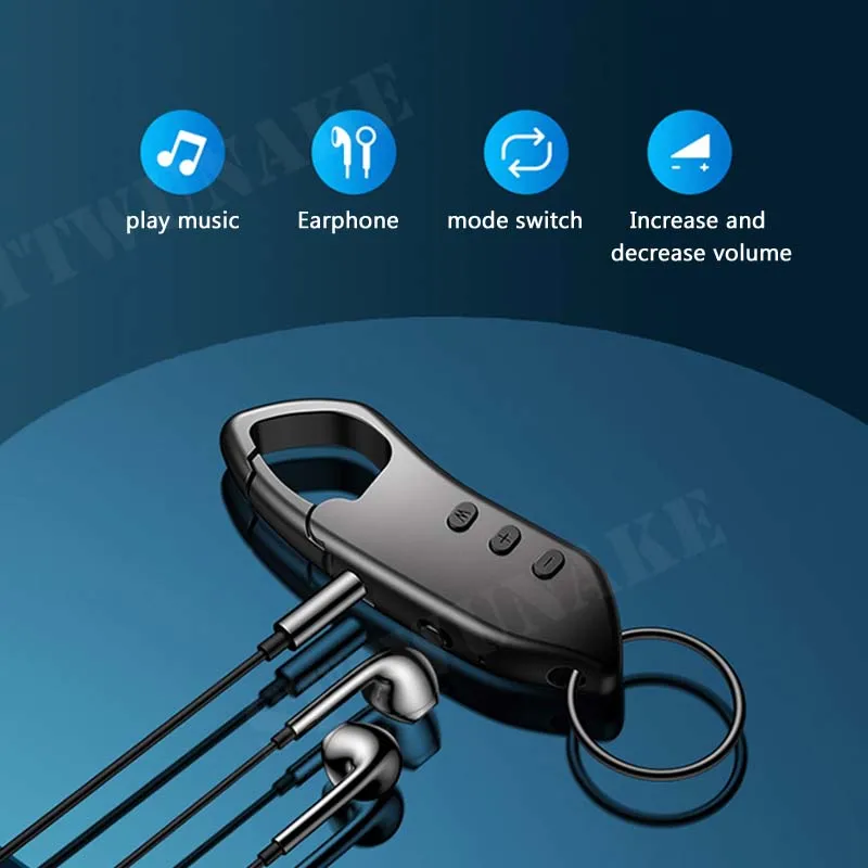 صوت صغير المنشط مسجل تسجيل رقمي جهاز الاستماع الصوت المهنية الإملاء الصوت مايكرو مشغل سلسلة مفاتيح صغيرة