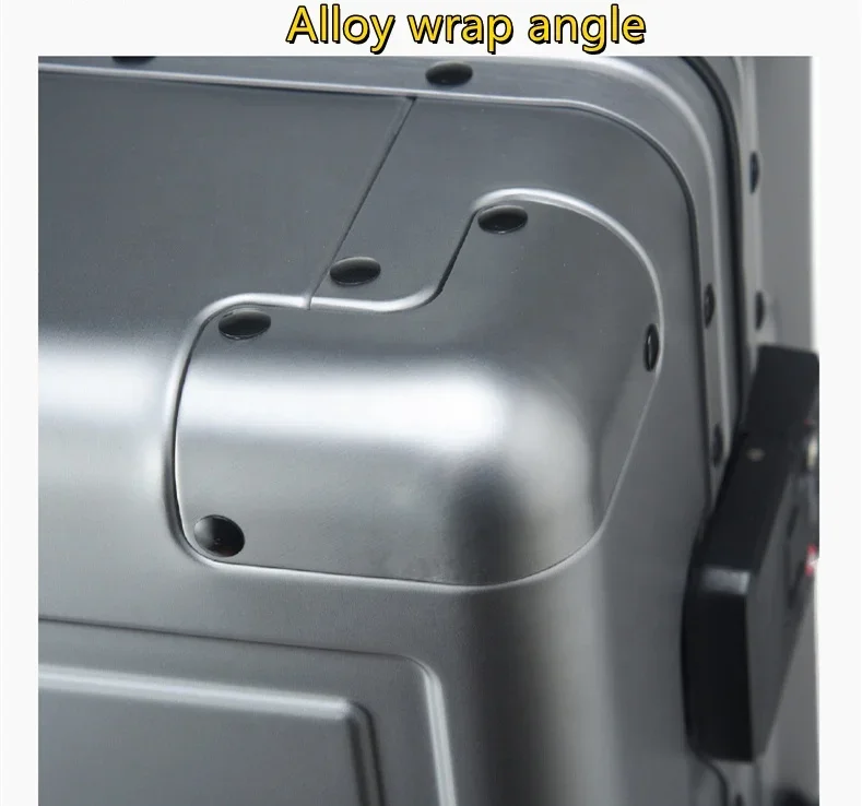 100% high-rank aluminum magnesium high quality Rolling boarding Luggage Large 28' Capacity Travel Trolley Case Suitcase for Trip