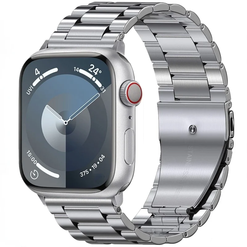 Metallarmband für Apple Watch 10 46 mm 42 mm Ultra/2 49 mm 9 8 7 45 mm 41 mm Edelstahlarmband für iWatch 6 5 4 3 SE 44 mm 40 mm