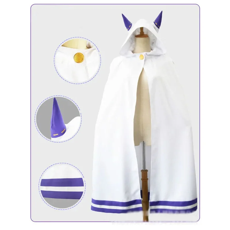 Re:ゼロから始める異世界生活 エミリア 猫耳マント カジュアルケープ Re:ゼロから始める異世界生活 コスプレ衣装