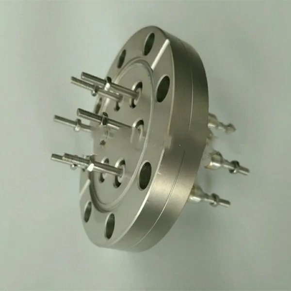 Peneira a Vácuo Cf35 Flange do Eletrodo de Cerâmica cf Flange do Eletrodo a Vácuo Peças de