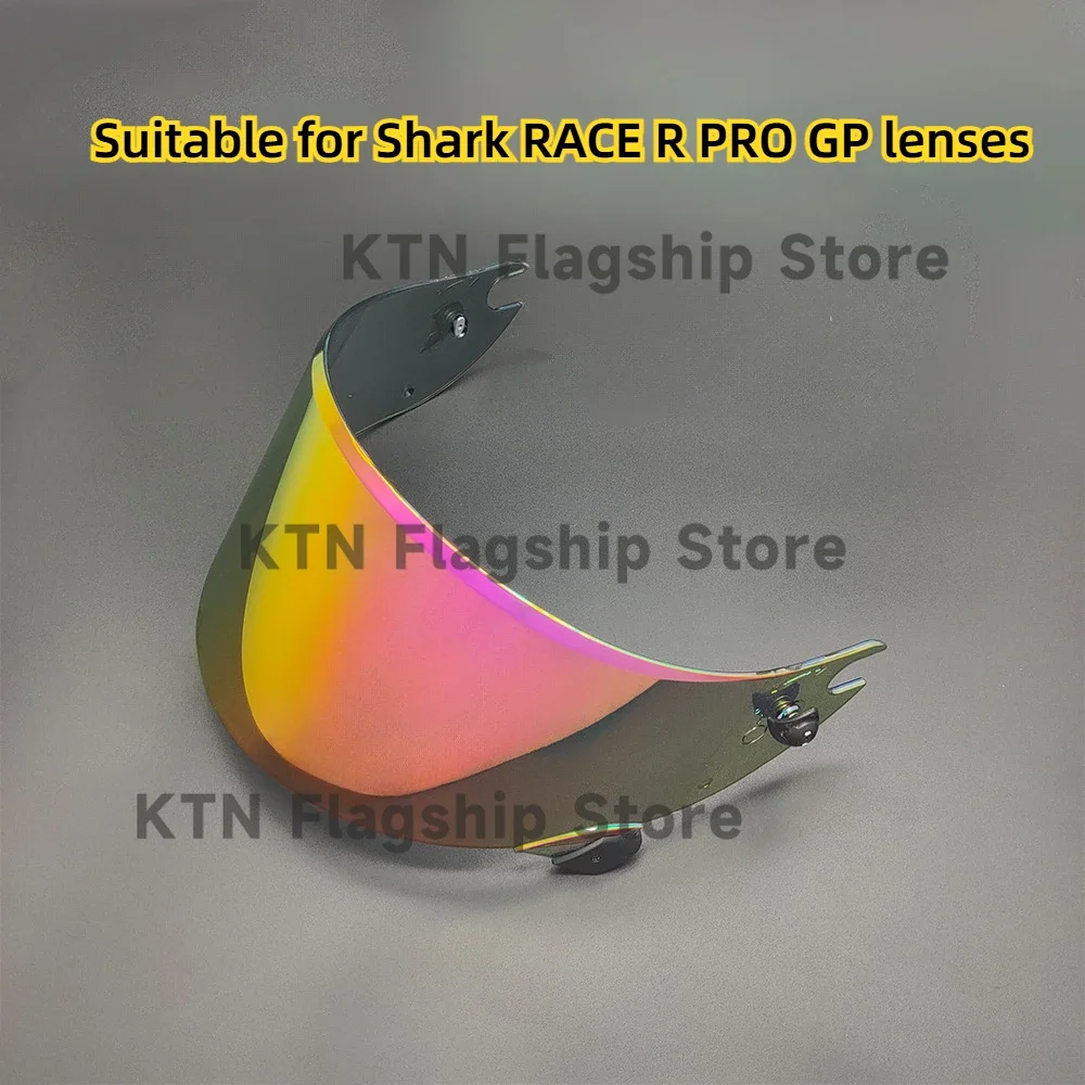 For Shark RACE R PRO GP lenses Lorenzo Reading large tail plating helmet lenses Sunblock mirror motorcycle accessories