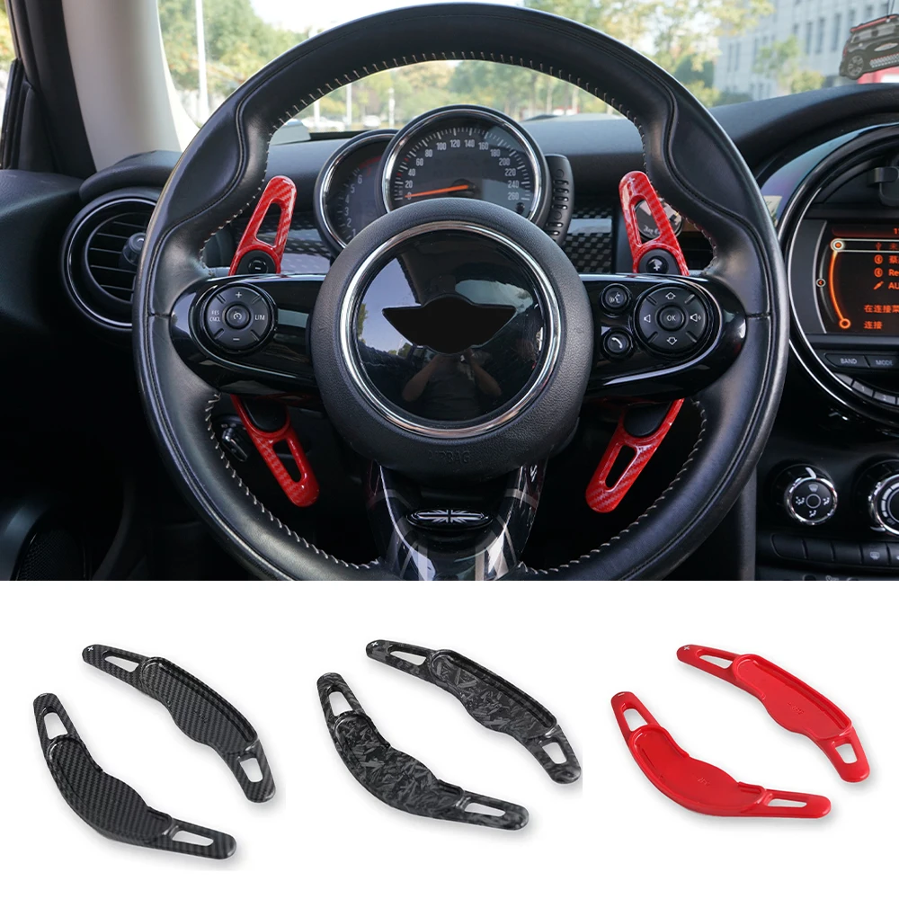 For MINI Cooper S JCW F54 F55 F56 F57 F60 Countryman Clubman Steering Wheel Shift Paddle Extension Cover Accessories