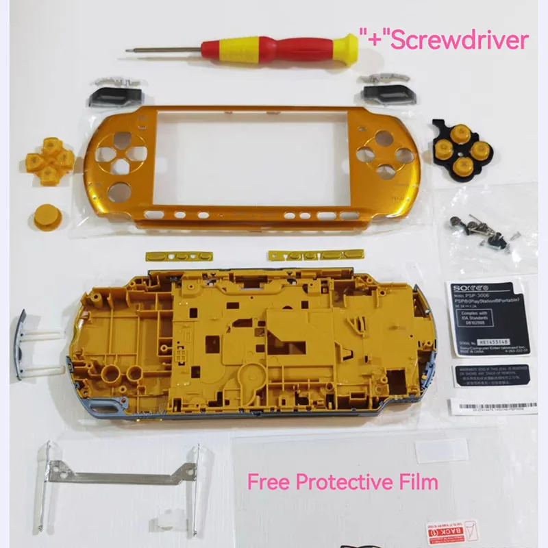 Great Quality For PSP3000 3001 3002 3004 Old Version Complete Housing Shell For PSP 3000 095 New version Console Accessories