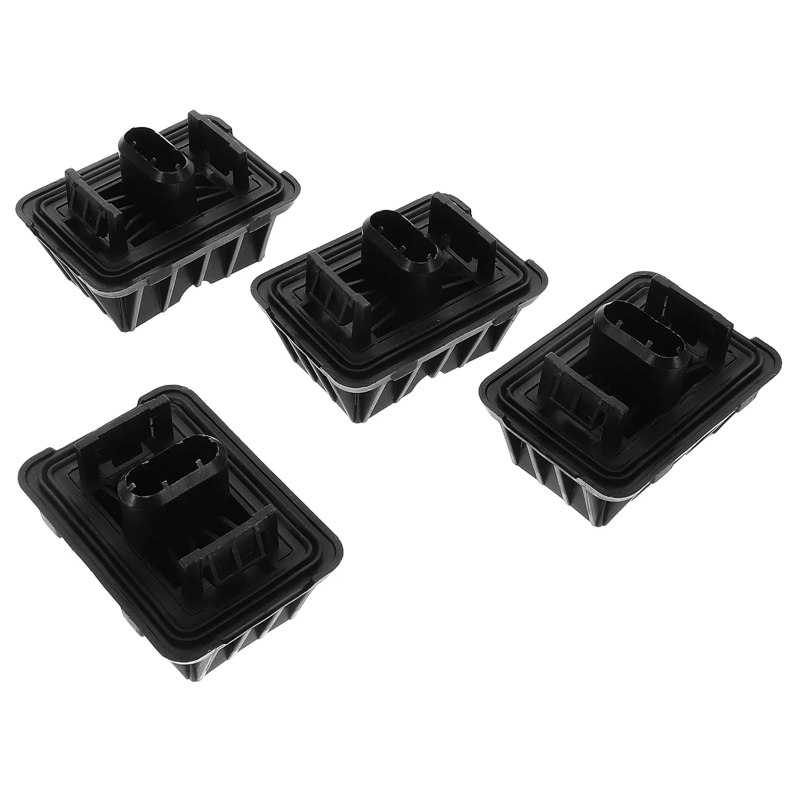 4Pcs Heavy-Duty Rubber Jack Pucks for Car Lifting Floor Jack Base Pads Antislip Lift Support Blocks Automotive Maintenance