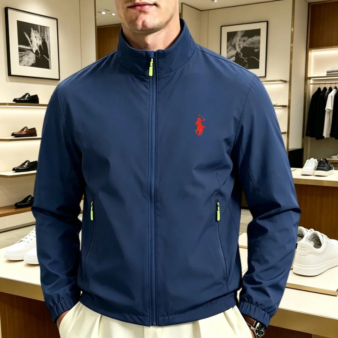 Image of 2026 neue High-End-Markenjacke für Damen und Herren mit langen Ärmeln und Reißverschluss, Herbstmode, exquisite Stickerei, wasserdicht, strapazierfähig.