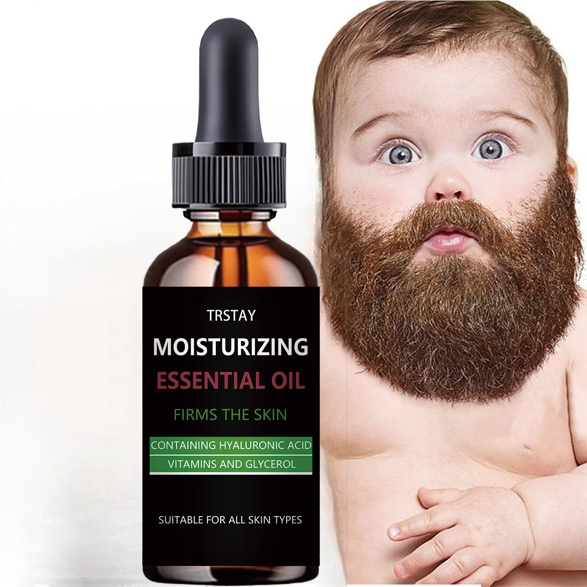 

TRSTAY New Formula Men Beard Growth Oil Fast Beard Growth Anti Alopecia Hair Loss Products