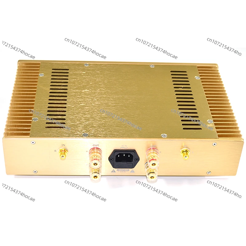 Hood 1969 gold sealed tube class A hifi audiophile power amplifier, output power 18W*2, frequency response 10-30KHZ