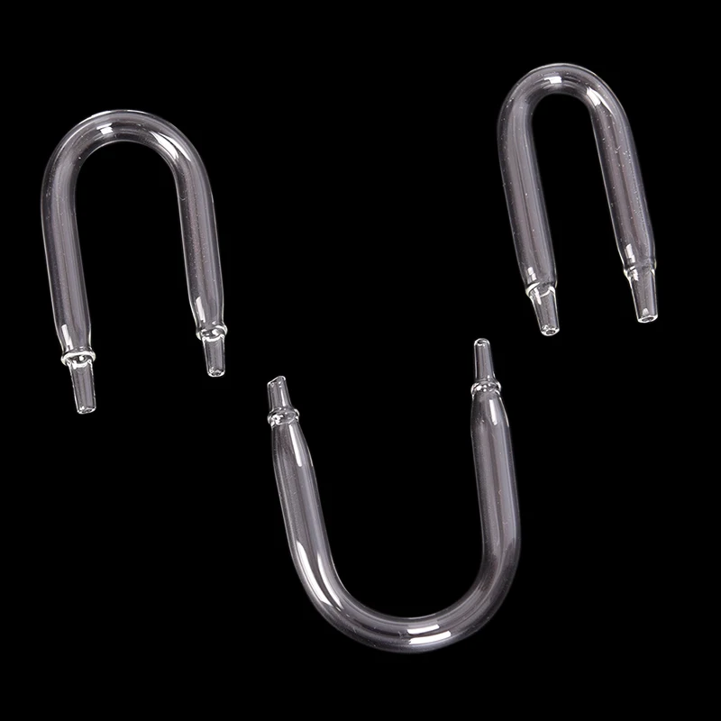 【السلام】صمام فحص موزع ثاني أكسيد الكربون لحوض السمك على شكل حرف U أنبوب زجاجي S/M/L #3