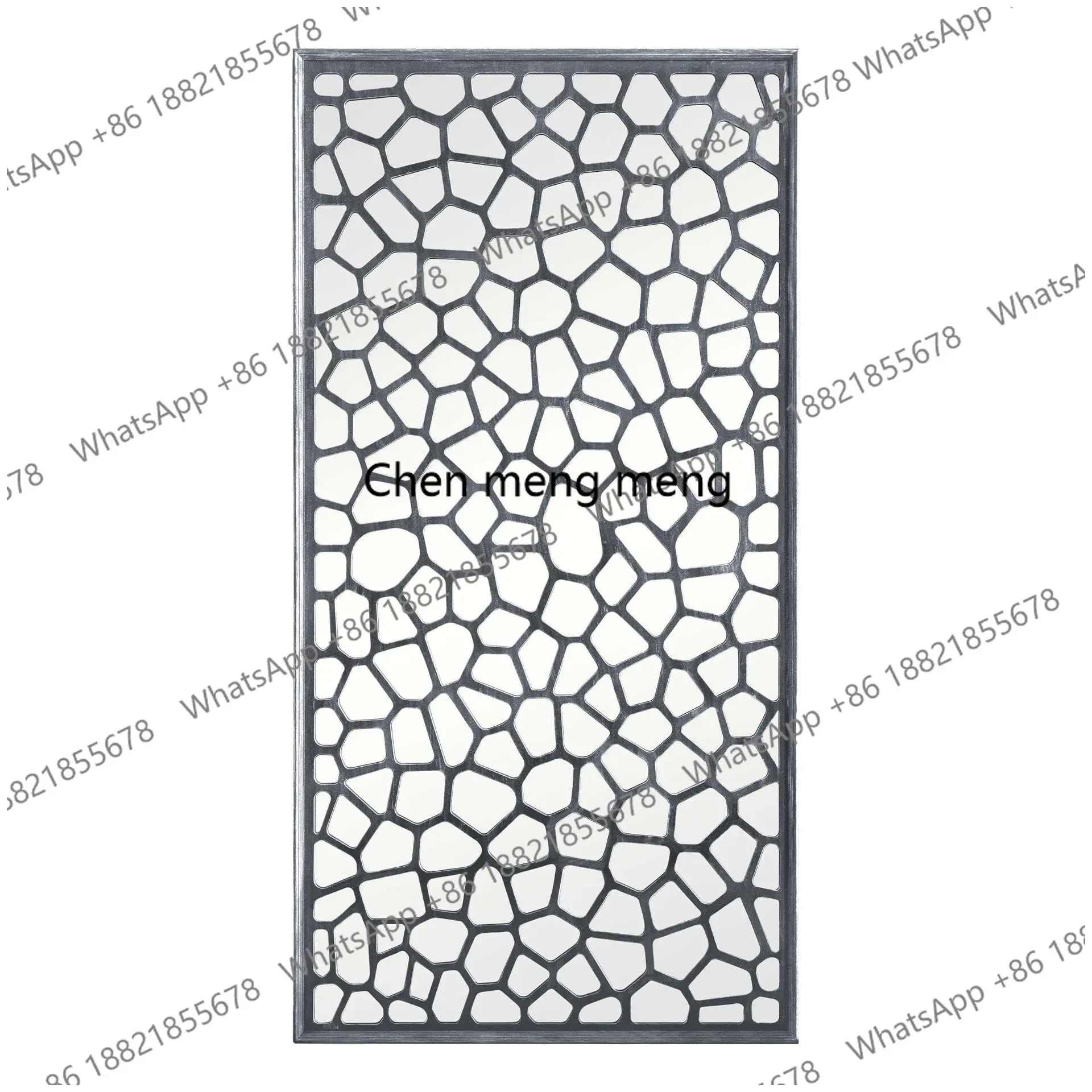

French retro old fake screen decorative mirror background wall mirror bedroom floor full body mirror