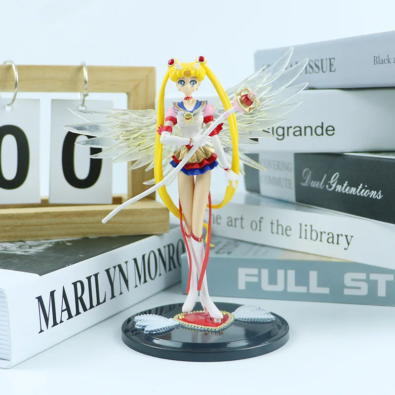 Anime Collection Eternal Sailor Moon Tsukino Usagi Action Figure Unique Cake Ornaments Collectible Anime Doll Best Birthday Gift