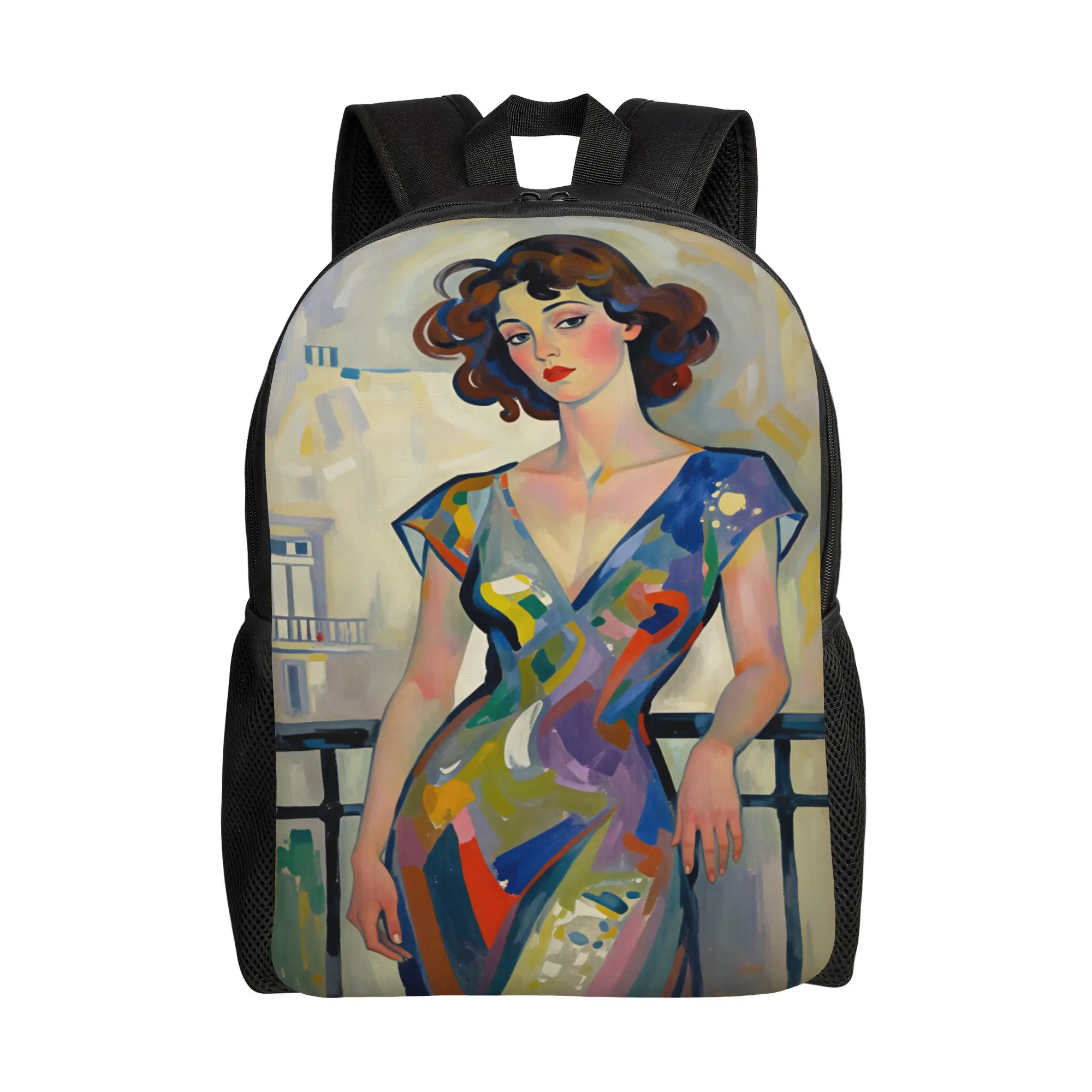 Amadeo Modigliani Backpack  Modern Backpacks Boy Girl Outdoor Durable High School Bags Custom Rucksack