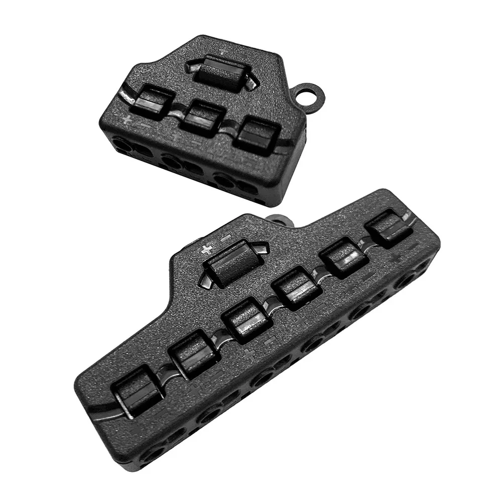 3/6 Ports Led Strip Connectors Ports Out Line Splitter Universal DIY Wiring Cable Connector Home Terminal Block for LED Lighting view 5